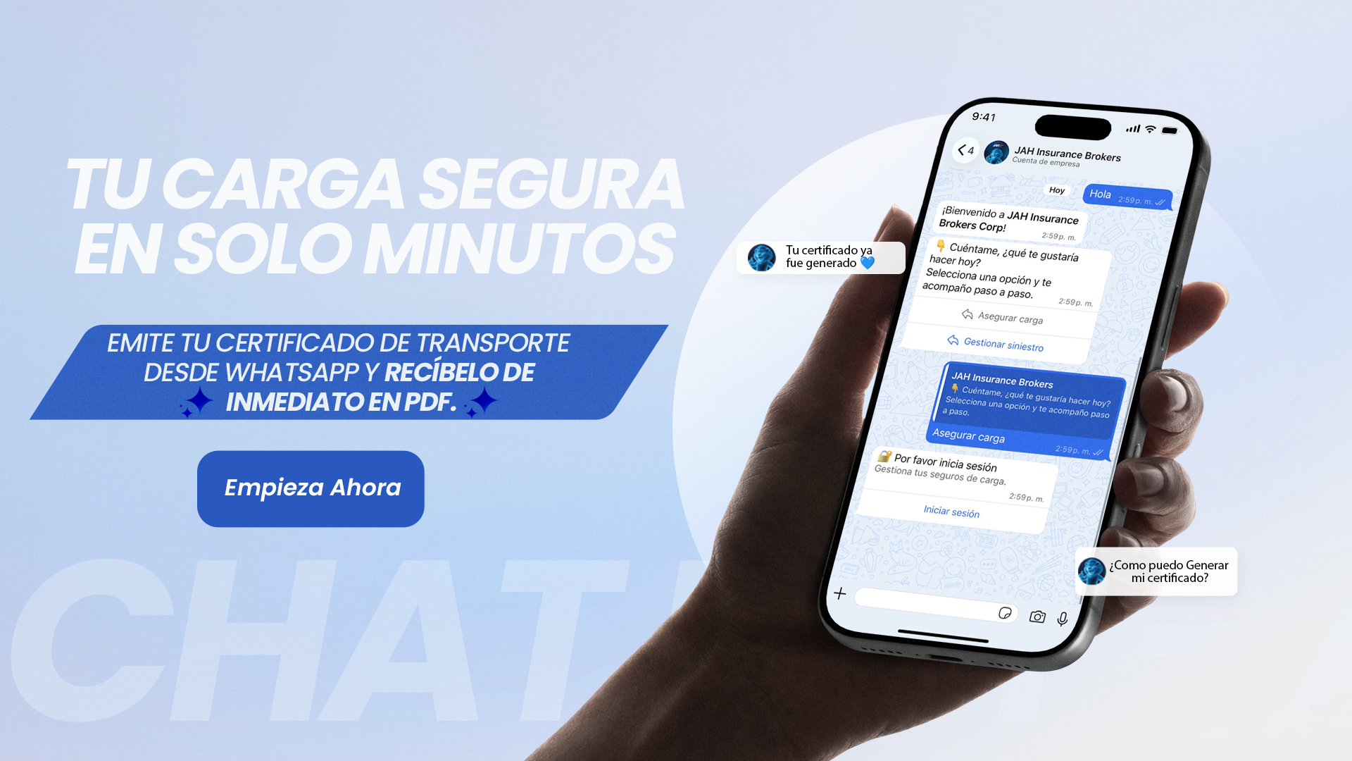 Inicio Seguros de transporte de mercancía y logística