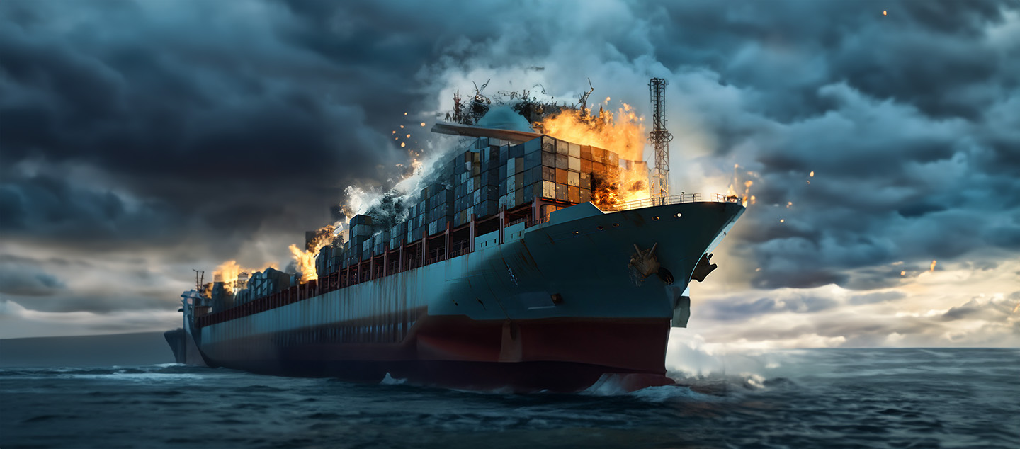 ¿Cuáles son los riesgos en el transporte marítimo de carga?