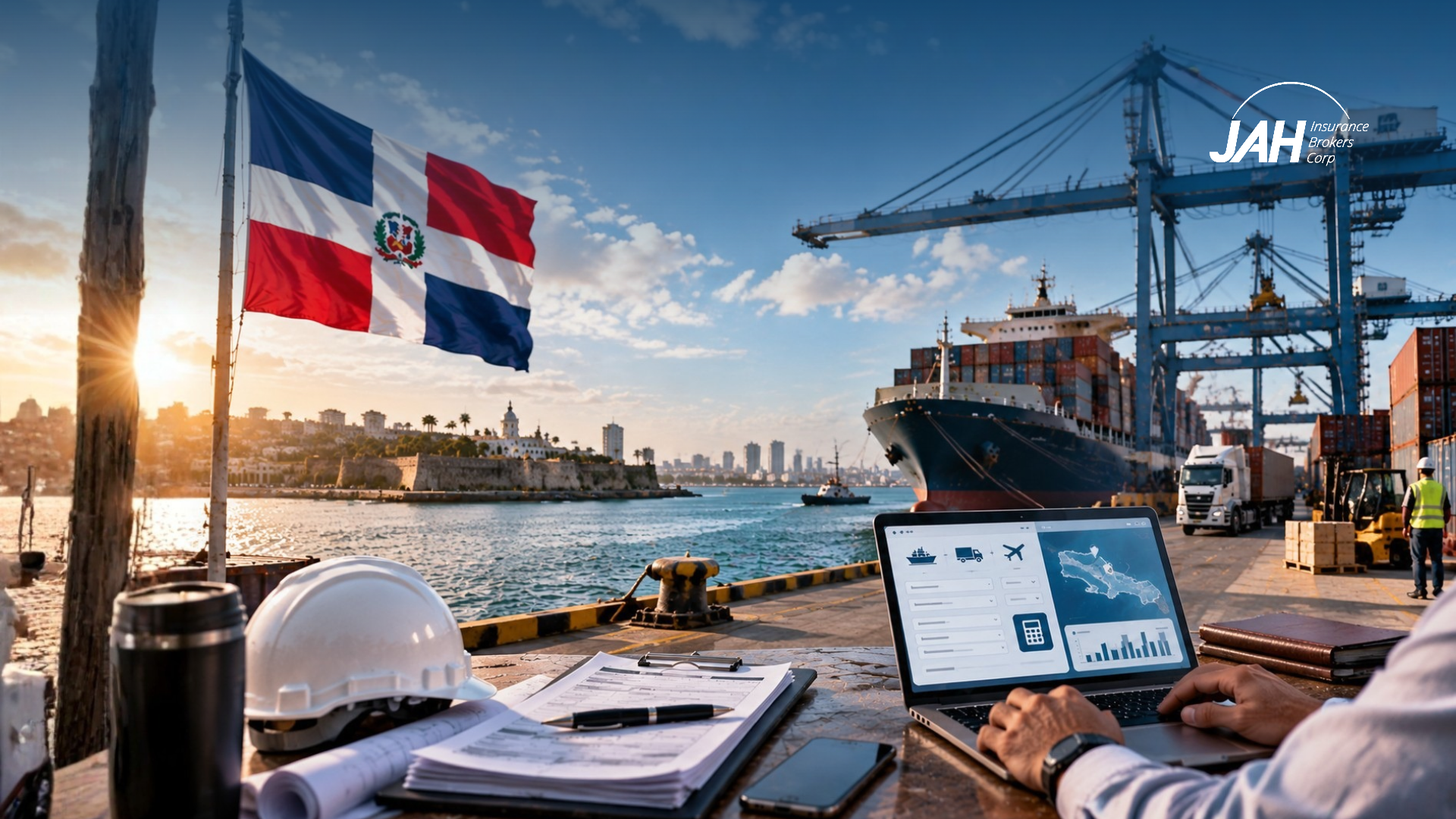 Calculadora de seguro de mercancías para exportadores en República Dominicana